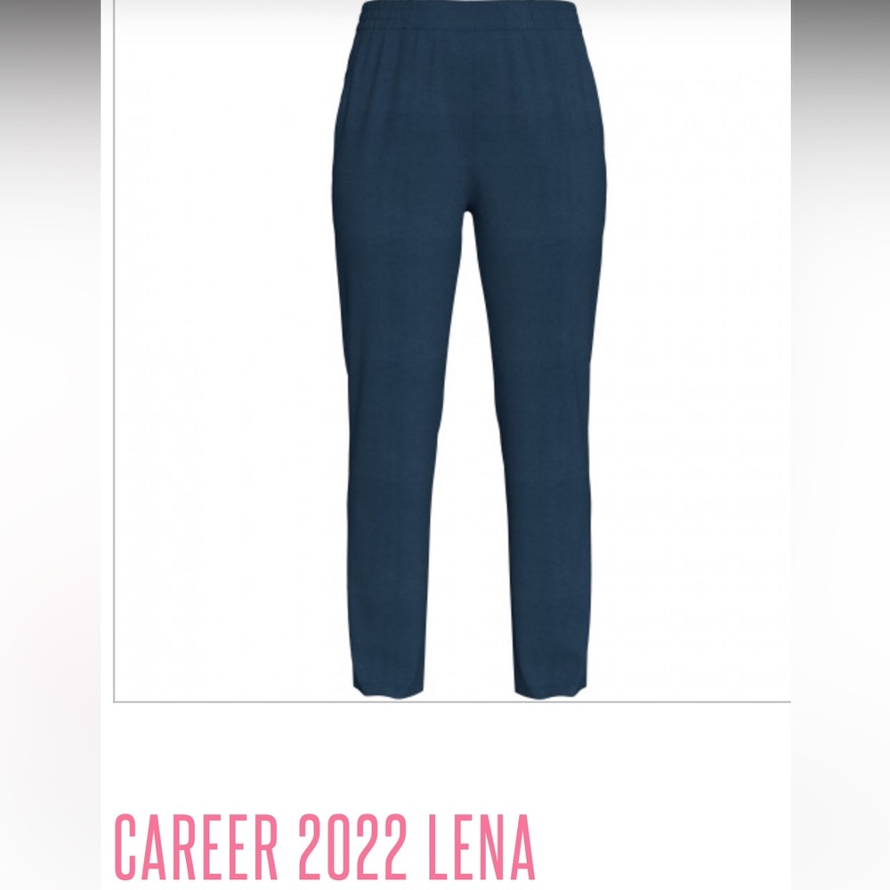 2x Lularoe Lena business casual pant in navy